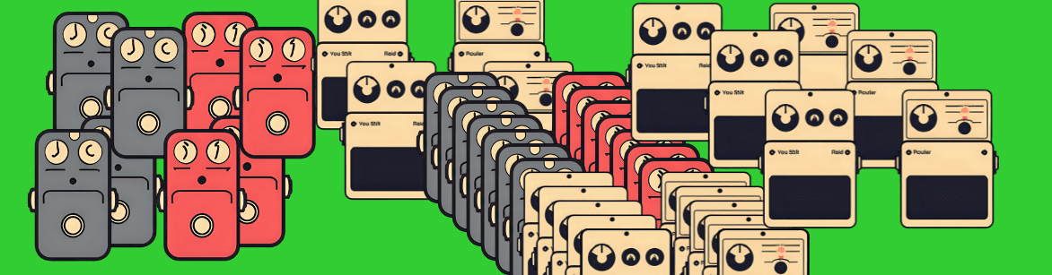 banner mobile illustration random pedals